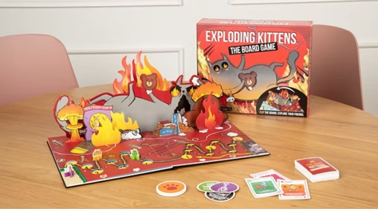 Exploding Kittens board game